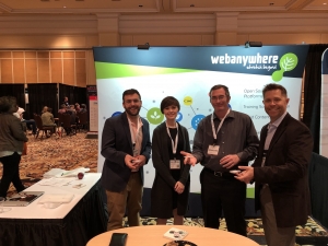 Webanywhere USA Team at DevLearn 2017, Las Vegas