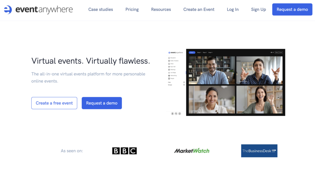 Event Anywhere Virtual Events Platform