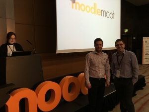 Benn Cass and Conor Gilligan at Moodle Moot Ireland and UK, London, 2016